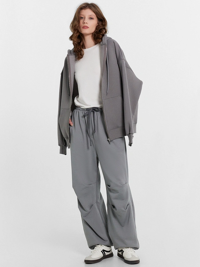 Брюки женские серые - 8