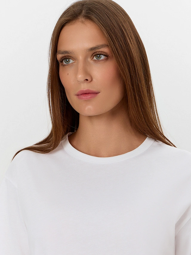 Футболка женская белая - 6