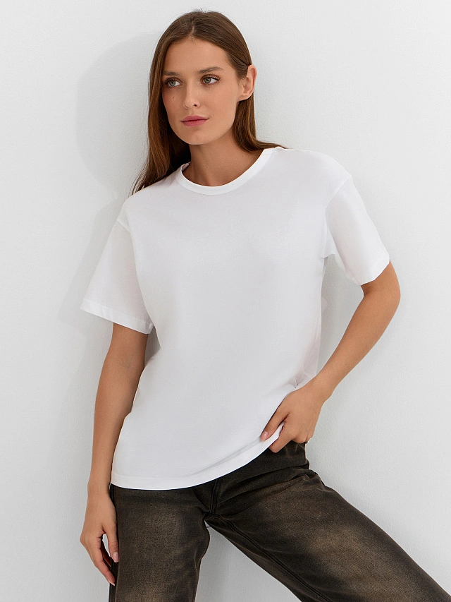 Футболка женская белая - 7