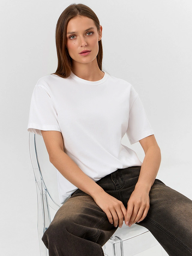Футболка женская белая - 8