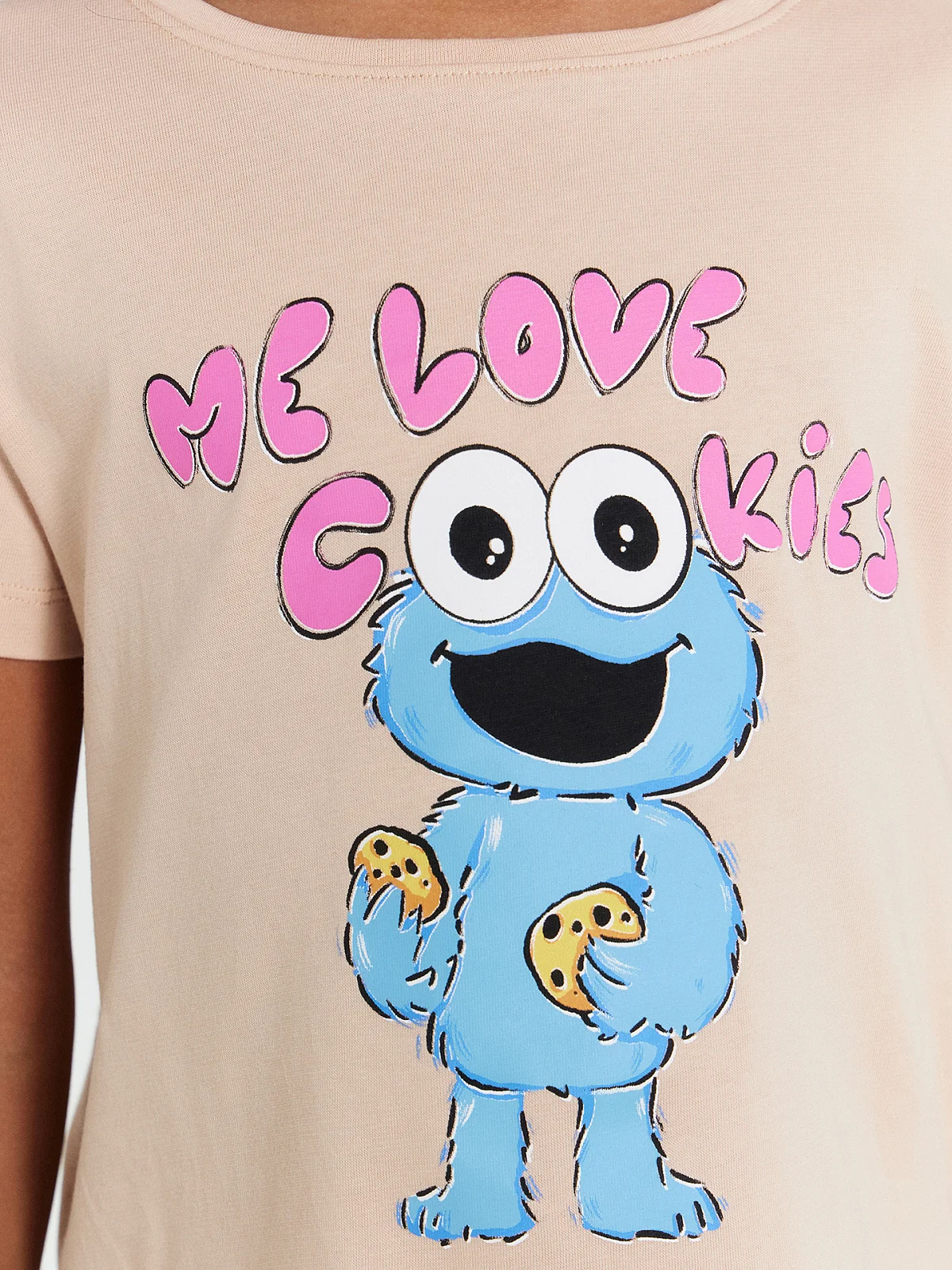 Пижама для девочек с принтом "Me love cookies" - 6