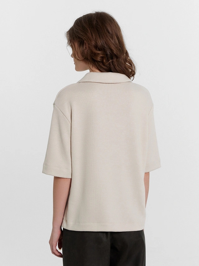 Джемпер женский бежевый - 3