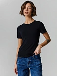 Футболка женская черная