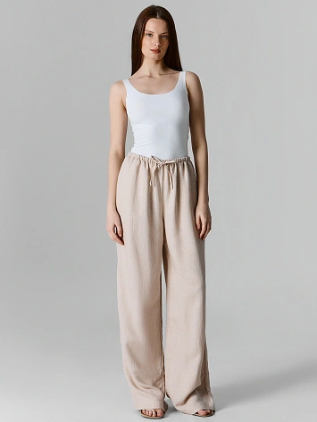 Брюки женские бежевые