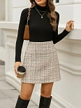 Юбка женская твидовая мини