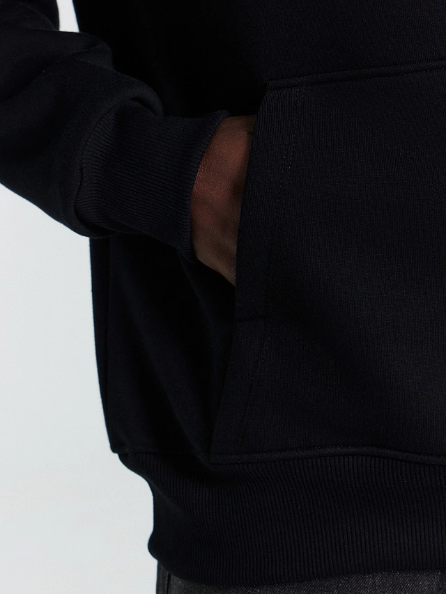 Худи мужское черное - 5