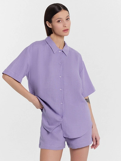 картинка Пижама женская лиловая от магазина стильной одежды Mark Formelle