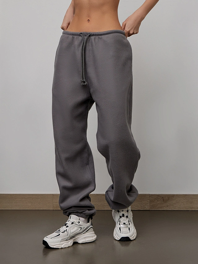 Брюки женские спортивные серые - 2