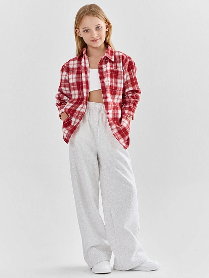 картинка Брюки для девочек серые  от известного бренда одежды для девочек Mark Formelle