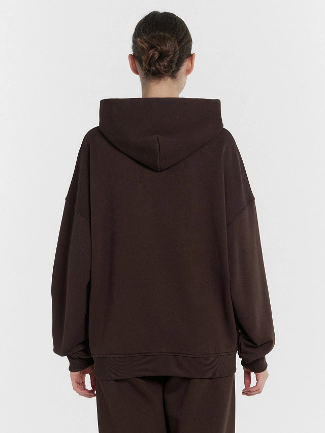 Толстовка женская коричневая - 2
