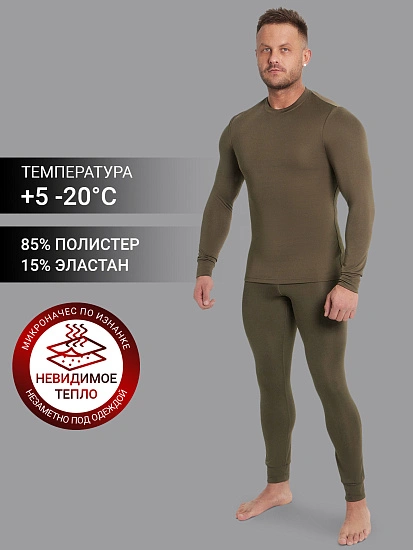 картинка Комплект "термо" мужской оливковый  от магазина мужской одежды Mark Formelle