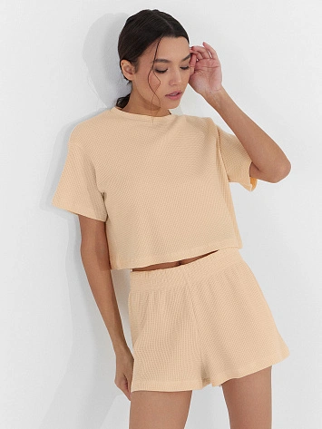 Комплект домашний женский бежевый