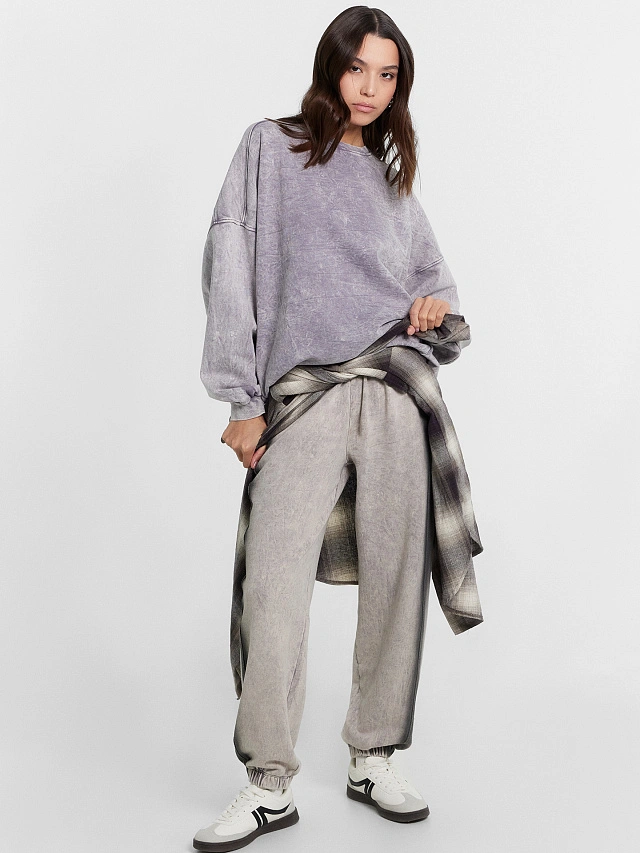 Брюки женские серые - 5