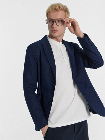 Жакет мужской синий