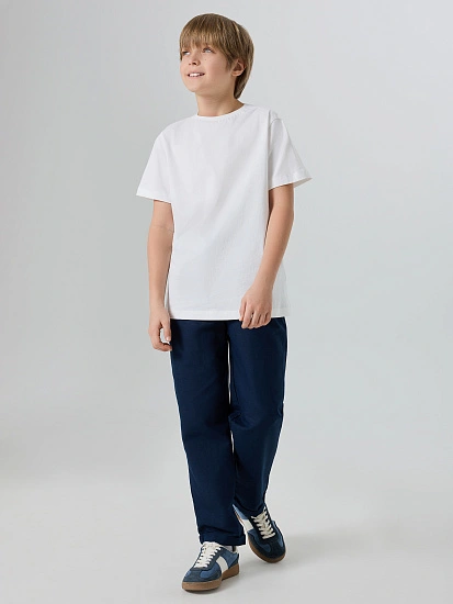 картинка Брюки для мальчиков синие  от магазина одежды для мальчиков от бренда Mark Formelle