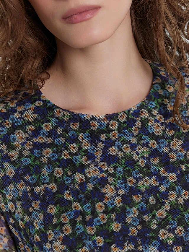 Платье женское с цветочным принтом - 6