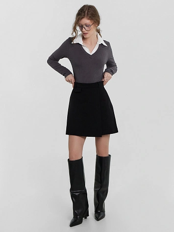 Джемпер женский серый