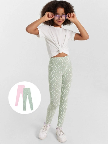 Леггинсы для девочек (2шт.)