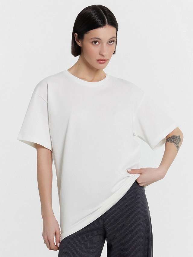 Футболка женская белая - 6