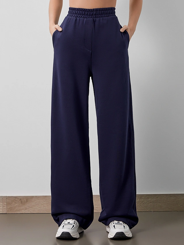 Брюки женские синие - 11