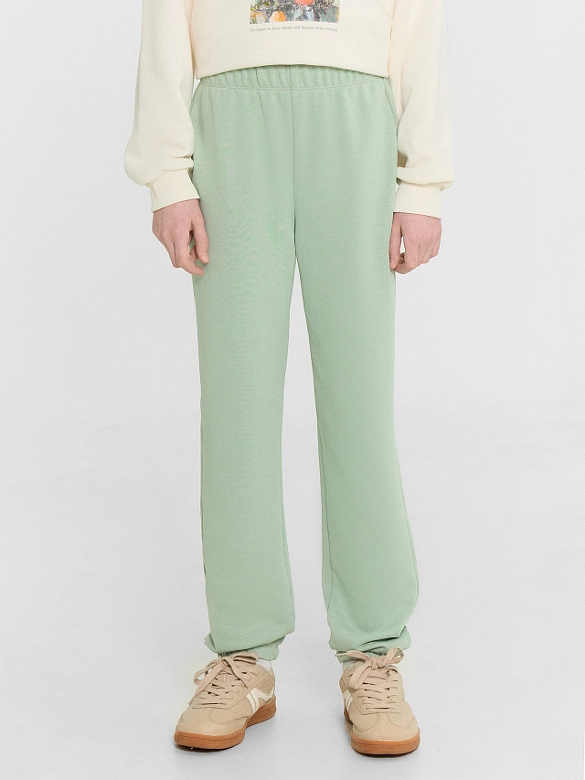 Брюки для девочек зеленые - 2