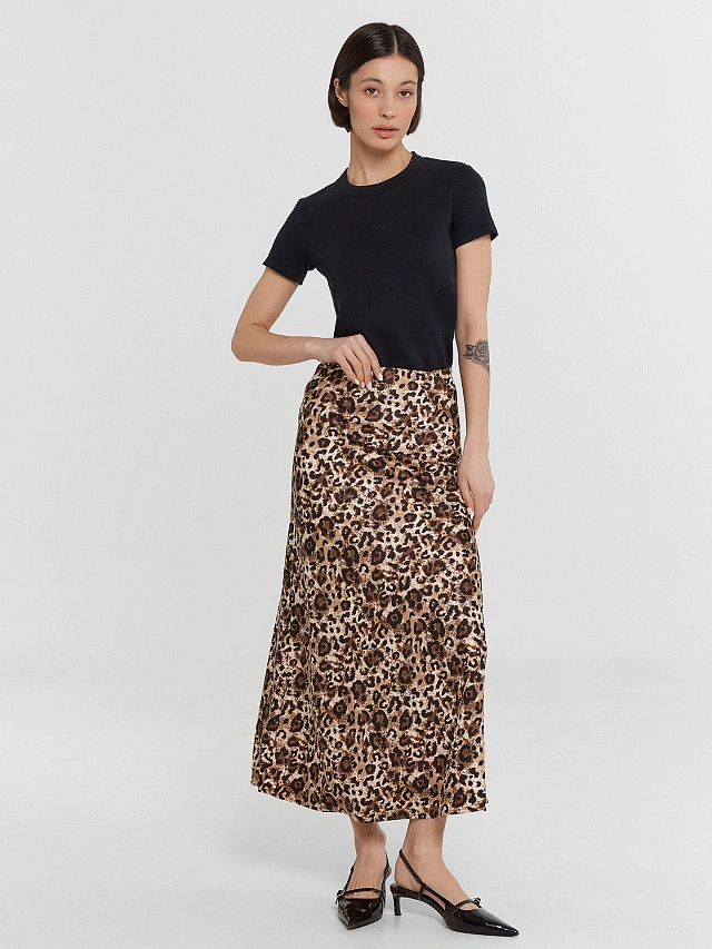 Юбка женская леопардовая - 6