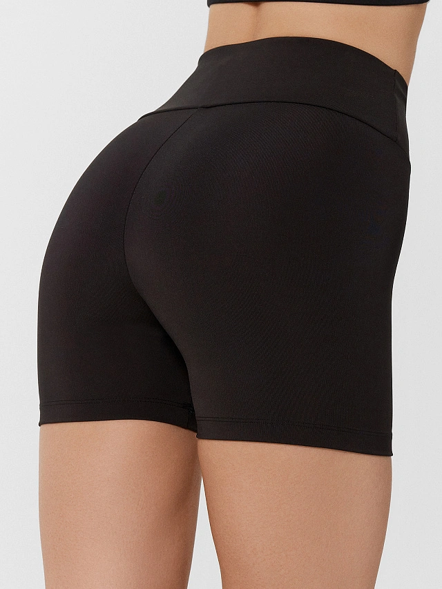 Шорты спортивные женские черные - 6