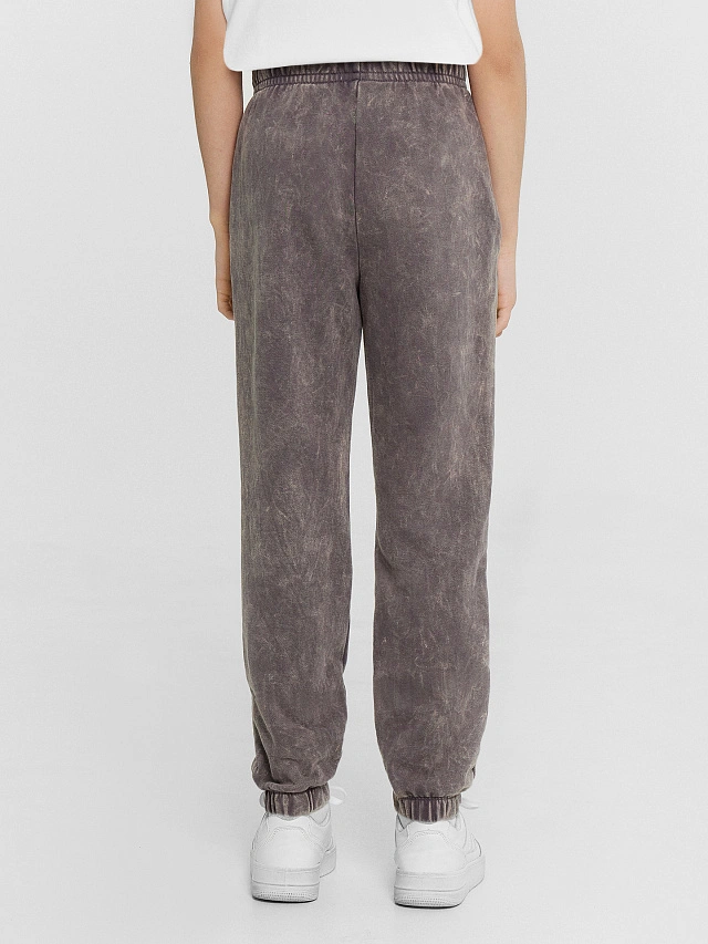 Брюки для мальчиков серые с обработкой эйсид - 5