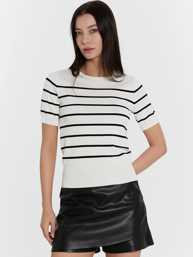 Джемпер женский в полоску - 2