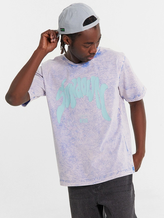 Футболка мужская голубя с обработкой эйсид - 6