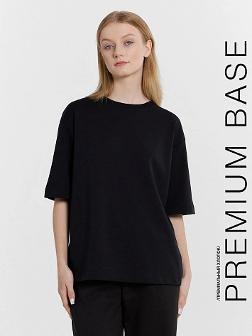 Футболка женская черная