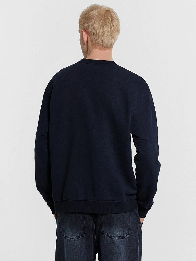 Джемпер мужской синий - 4