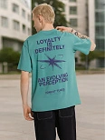 Футболка мужская бирюзовая с надписью "Loyalty is definitely "