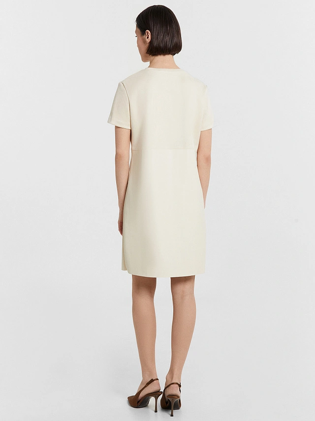 Платье женское кремовое - 3