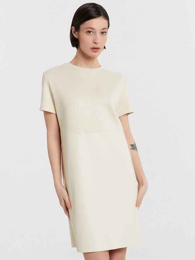 Платье женское кремовое - 4