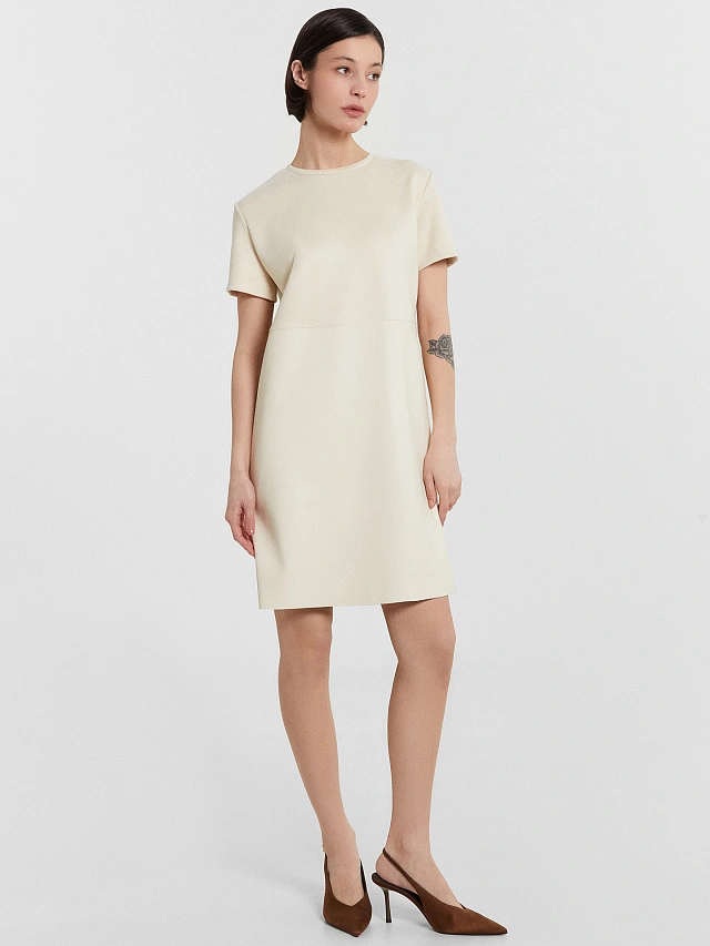 Платье женское кремовое - 2