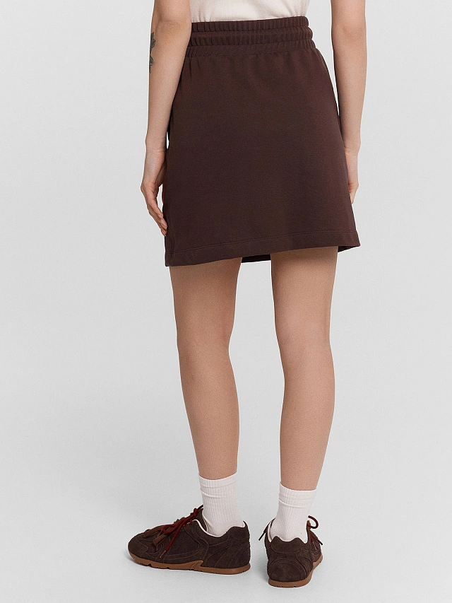 Юбка женская коричневая - 2