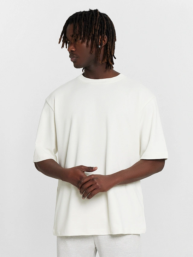 Футболка мужская белая - 5