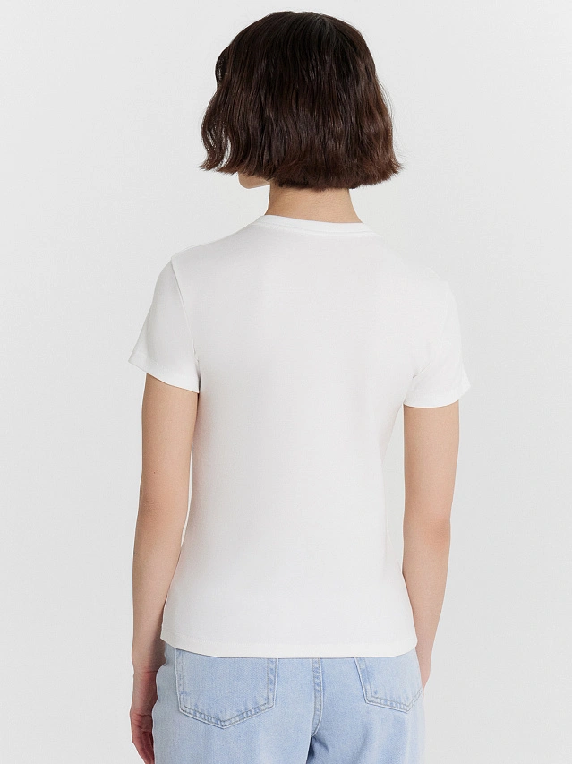 Футболка женская белая - 2