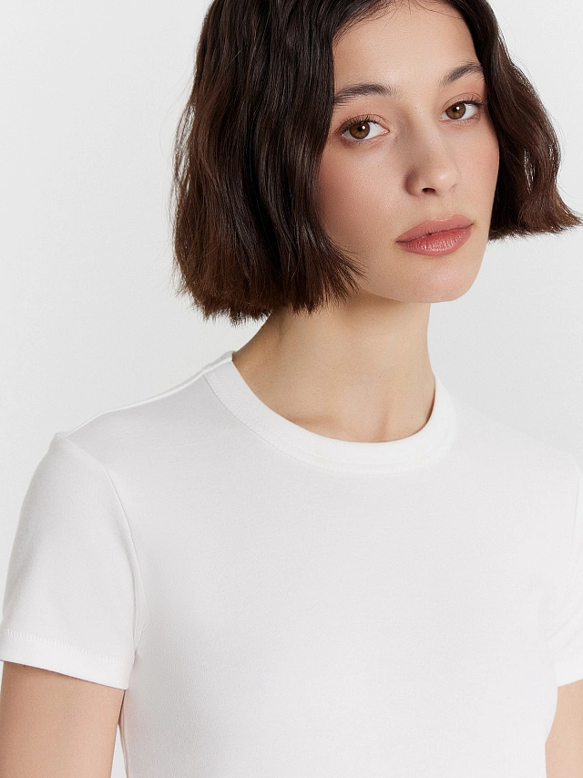 Футболка женская белая - 4