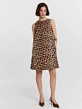 Платье женское леопардовое