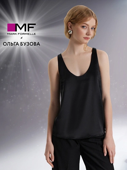картинка Блузка Mark Formelle x Ольга Бузова черная от магазина стильной одежды Mark Formelle
