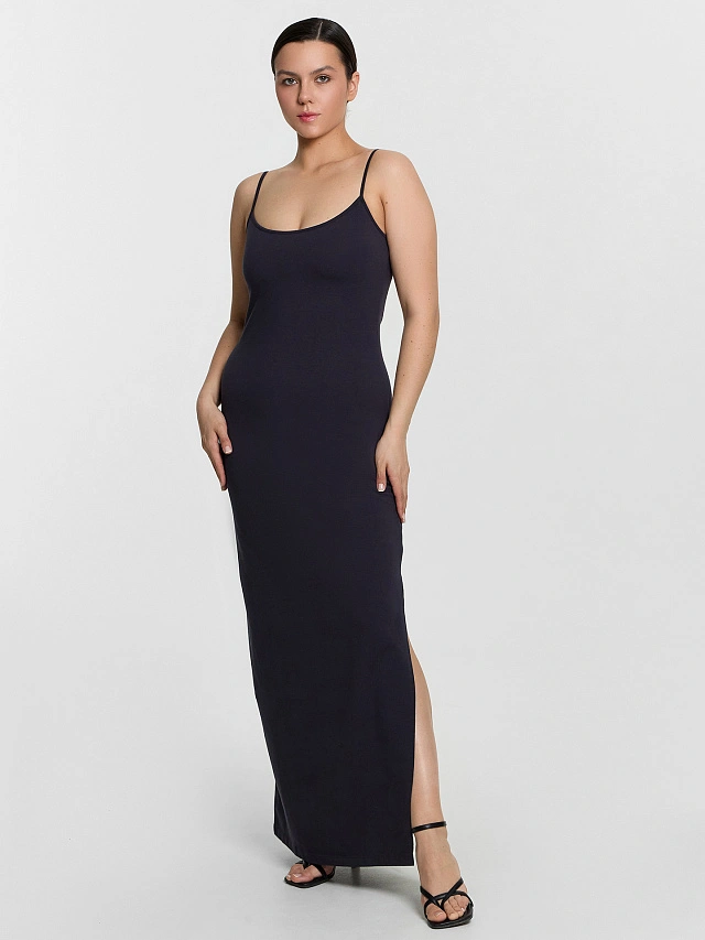 Платье женское серое - 2