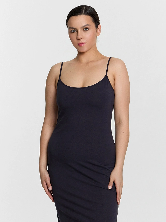 Платье женское серое - 4