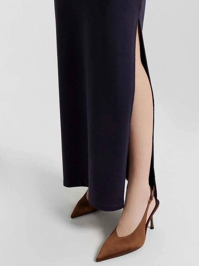 Платье женское серое - 6