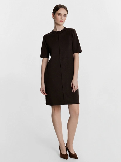 картинка Платье женское коричневое  от магазина стильной одежды Mark Formelle