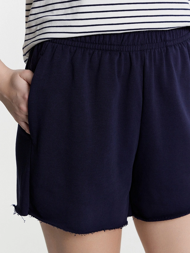 Шорты женские синие - 5