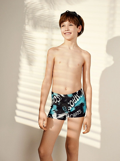 картинка Трусы купальные для мальчиков с принтом от магазина одежды для мальчиков от бренда Mark Formelle