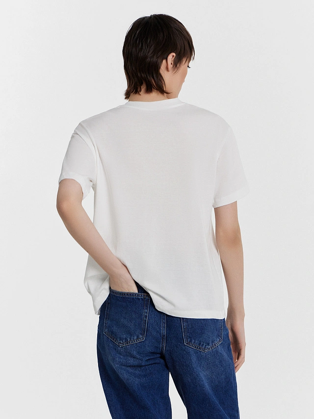 Футболка женская белая - 2