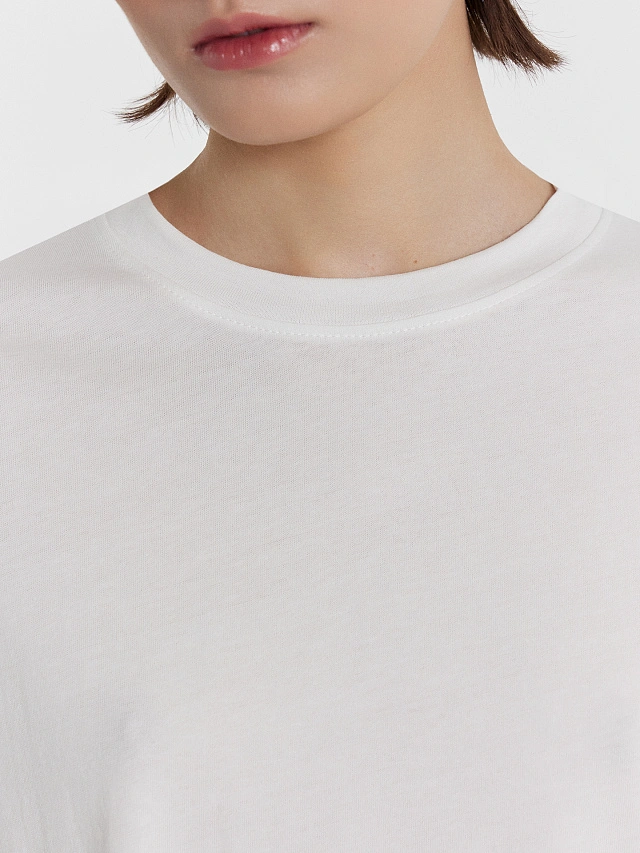 Футболка женская белая - 4